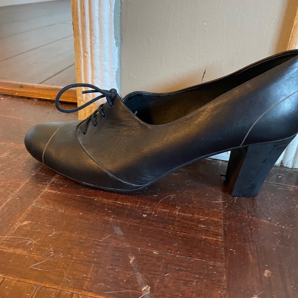 Camper low black heels retro size 38/8 barely worn! - Picture 4 of 5